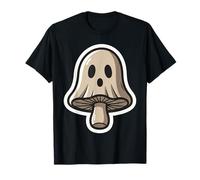 Mushroom Ghost Spooky Cottagecore Halloween T-Shirt