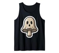 Mushroom Ghost Spooky Cottagecore Halloween Tank Top