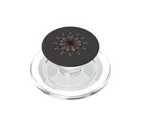 Mushroom Gill Mandala Mycology Forager Art PopSockets PopGrip for MagSafe