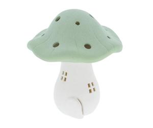 Mushroom Glow Lamp - Led Light-Up House Sage