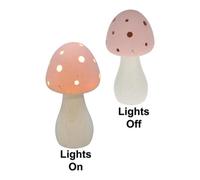 Mushroom Glow Lamp - Pink Matt (Medium)