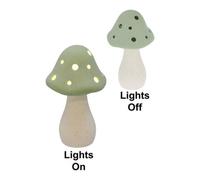 Mushroom Glow Lamp - Sage Matt (Medium)