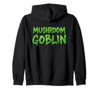 Mushroom Goblin Fungi Spore Bearing Fruit Gourmet Edible Cap Zip Hoodie