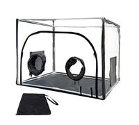 Mushroom Grow Box - Still Air Chamber, Clear Mycology Container | Reliable Fruiting Lab Kit, Home Science Tool, Lightweight Transparent Build, Controlled Airflow Sterile Growth Solution