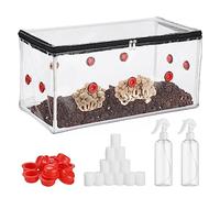 Mushroom Grow Kit Reusable Still Air Mushroom Growing Box Mushroom Grow Container Monotub Kit Mushroom Planting Bag Tent for Spores Horticulture Supplies(27pcs)