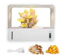Mushroom Grow Tent, Mushroom Growing Tent Smart Soilless Transparent Viewing Automatic LED Lighting Still Air Mushroom Box for Spores Horticulture Supplies
