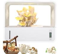 Mushroom Growing Kit, Still Air Box with Temperature Monitoring, Automatic Humidification, Built-in Filter Cotton, Dedicated Adjustable 3-color Light, Digital Display, Mushroom Grow Box