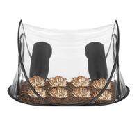 Mushroom Growing Still Air Box 83 x 53 x 49cm, Foldable Transparent Mushroom Grow Tent Kit, Portable Grow Bags, Mushroom Growing Kit Box for Mycology Spores, Plant Propagation Station
