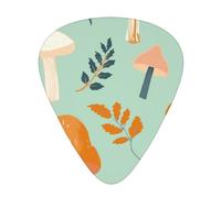 Mushroom Guitar Picks 12 Pcs, Acoustic Essential Thick And Thin Plectrums Students 0.46 0.96 0.71 M