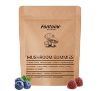 Mushroom Gummies,10-in-1 Mushroom Gummies Complex High Strength 3000mg, Lions Mane, Chaga, Shiitake, Reishi Mushroom Complex Supplement, with Ashwagandha, KSM-66, 90 Vegan Gummies