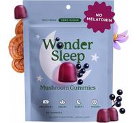 Mushroom gummies, easy to fall asleep, natural plant extracts, sugar-free, relieve stress and balance, gluten-free, non-GMO