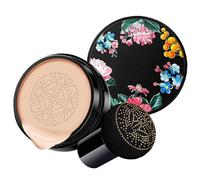Mushroom Head Air Cushion BB Cream, Concealer Lasting Nude Makeup Moisturizing Brightening Pigment CC Liquid Foundation (Natural)