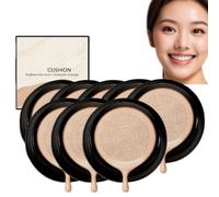 Mushroom Head Air Cushion Cc Cream - Color Matching Foundation, Full Coverage Foundation Makeup For Dry Skin, Even Skin Tone For All Types, Bb Cream For Older Women & Mature Over 50(Natural） (8)
