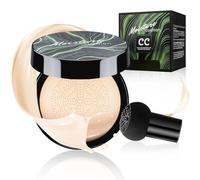 Mushroom Head Air Cushion CC Cream, Mushroom Head Air Cushion CC Cream, BB Cream Moisturising and Brightening Cushion Foundation Concealer Make Up Beauty Cream (01# Ivory, 20G)