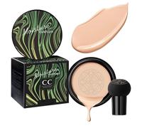 Mushroom Head Air Cushion Foundation BB Cream, Liquid Foundation CC Cream, Concealer Lasting Nude Makeup Brightening Pigment CC Liquid Foundation, Oil Control Moisturizing