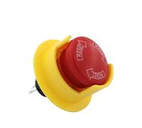 Mushroom Head Emergency Stop Push Button Switch XB6AS83 XB6ETN52 LA68 LAS1 LAY16 SB6R11MS Turn to Reset Ø16mm(With cover,2NO AND 2NC)
