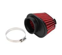 Mushroom Head Engine Air Cleaner Filter High Performance Reduced Intake Increased Airflow for Motorcycles Universal Fit Red Plastic 51mm 55mm 60mm (51MM)