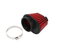 Mushroom Head Engine Air Cleaner Filter High Performance Reduced Intake Increased Airflow for Motorcycles Universal Fit Red Plastic 51mm 55mm 60mm (55MM)
