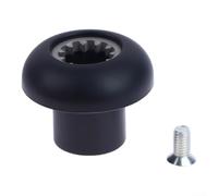 Mushroom Head Gear Coupling 12 Tooth Drive Socket for Smoothie Mixer Ice Maker Spare Part Flexible Connection 21x27mm Black