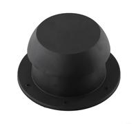 Mushroom Head RV Roof Vent Cap, ABS Air Exhaust Fan for Motorhome Trailer, Rainproof Ventilation Cover Replacement, White or Black(black)