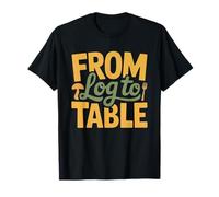 Mushroom Home Grower Harvest Log Table Cultivator T-Shirt