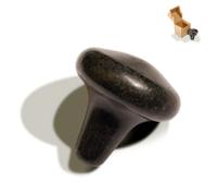 Mushroom Hot Massage Stone: Professional or Home Spa - 100% Natural Volcanic Basalt Rock for Relaxation + Pain Relief + Pressure Point Treatment + Face + Body Work