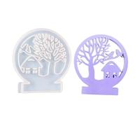 Mushroom House Candlestick Silicone Molds Resin Castings Love Tree Holder Table Decorations Silicone Mushroom House Holder Love Tree Candlestick