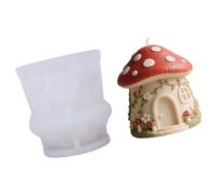Mushroom House Silicone Mold for Epoxy Resin Soap Chocolate Baking Multipurpose Silicones Making Silicone Molds