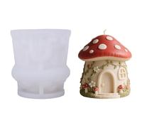 Mushroom House Silicone Mold for Epoxy Resin Soap Chocolate Baking Multipurpose Silicones Mushroom House Shaped Silicone Mold
