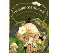 Mushroom Houses: Fantasy coloring and drawing book l