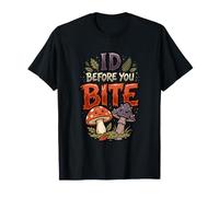 Mushroom Hunter Wild Foraging Field Guide Forager T-Shirt