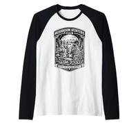 Mushroom Hunters Club Cottagecore Frog Forager Raglan Baseball Tee