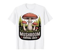 Mushroom Hunting Crew Funny Foraging Mushroom Hunter T-Shirt