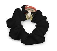 Mushroom I Will Feast On Your Corpse Women's Hair Ties Elastic Scrunchies Silk Like Scrunchy Accessories for Sleep