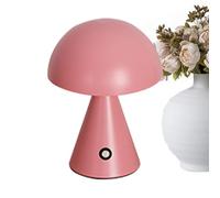 Mushroom Lamp - Touch Control Night Light, Wireless Rechargeable Dimmable with 3 Color Changing Modes, Ambient Glow LED Table Lamp | Decorative Room Mood Lighting