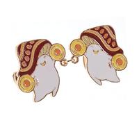 Mushroom Lavalier Kawaii Necklace Trendy Jewelry Hoops Brooch for Dress Women Elastic Pearl Wrist Corsage Bands Gold Earrigns Holder Broochs Cute Punaises Babillard Alloy