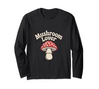 Mushroom Lover Retro Foraging Fungi Nature Explorer Design Long Sleeve T-Shirt