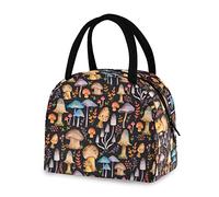 Mushroom Lunch Bag for Women Men Reusable Insulated Lunch Tote Bag for Office Work School Picnic Hiking