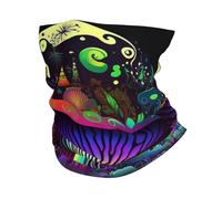 Mushroom Magic Psychedelic Goth Colorful Women Men Headwear Windproof Balaclava Microfiber Tube Scarf For Outdoor Volleyball Running