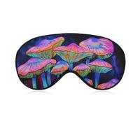 Mushroom Magic Sleep Mask Breathable Light-Blocking Eye Masks for Men Women