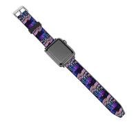 Mushroom Magic Watch Band Leather Replacement Watch Strap Bands for Men Women Sports