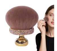 Mushroom Makeup Brush Applicator | Women Girls Loose Powder Blush Brush - Compact Smooth Concealer Applicator Travel Accessories for Mom and Daughter