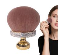 Mushroom Makeup Brush, Cosmetics Blending Loose Powder Brush | Soft Makeup Concealer Applicator For Smooth Application For Daily Use And Travel 2.17 Inches Compact Travel Companion