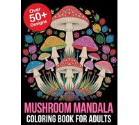 Mushroom Mandala Coloring Book
