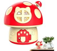 Mushroom Money Bank Cartoon Cute Creative Funny Novelty Anti-Loss Key