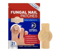 Mushroom Nail Patches, Pack of 21 Nail Repair Patches for , Nail Patch, Nail Plasters, Nail Care Patches, Toenail Repair Pads, Nail