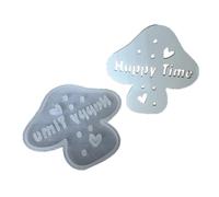 Mushroom Nightlight Silicone Mold with LED Soft Glow Elegant Night Lamp Making Home Decoration Enthusiast Gift Jewelry Making Supplies