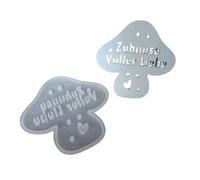 Mushroom Nightlight Silicone Mold with LED Soft Glow Elegant Night Lamp Making Home Decoration Enthusiast Gift LED Light Insert