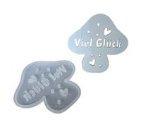 Mushroom Nightlight Silicone Mold with LED Soft Glow Elegant Night Lamp Making Home Decoration Enthusiast Gift LED Light Insert