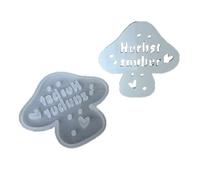 Mushroom Nightlight Silicone Mold with LED Soft Glow Elegant Night Lamp Making Home Decoration Enthusiast Gift Jewelry Making Supplies